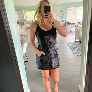 BCBG maxazaria sequin mini dress